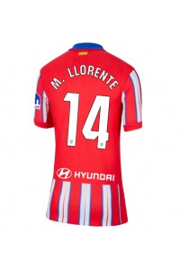 Atletico Madrid Marcos Llorente #14 Voetbaltruitje Thuis tenue Dames 2024-25 Korte Mouw